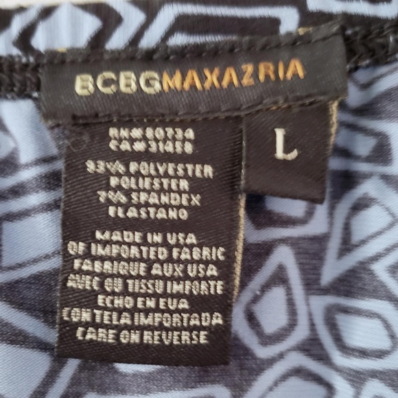 BCBG Max Azria Geometric Pattern Jersey Skirt - Picture 3 of 4